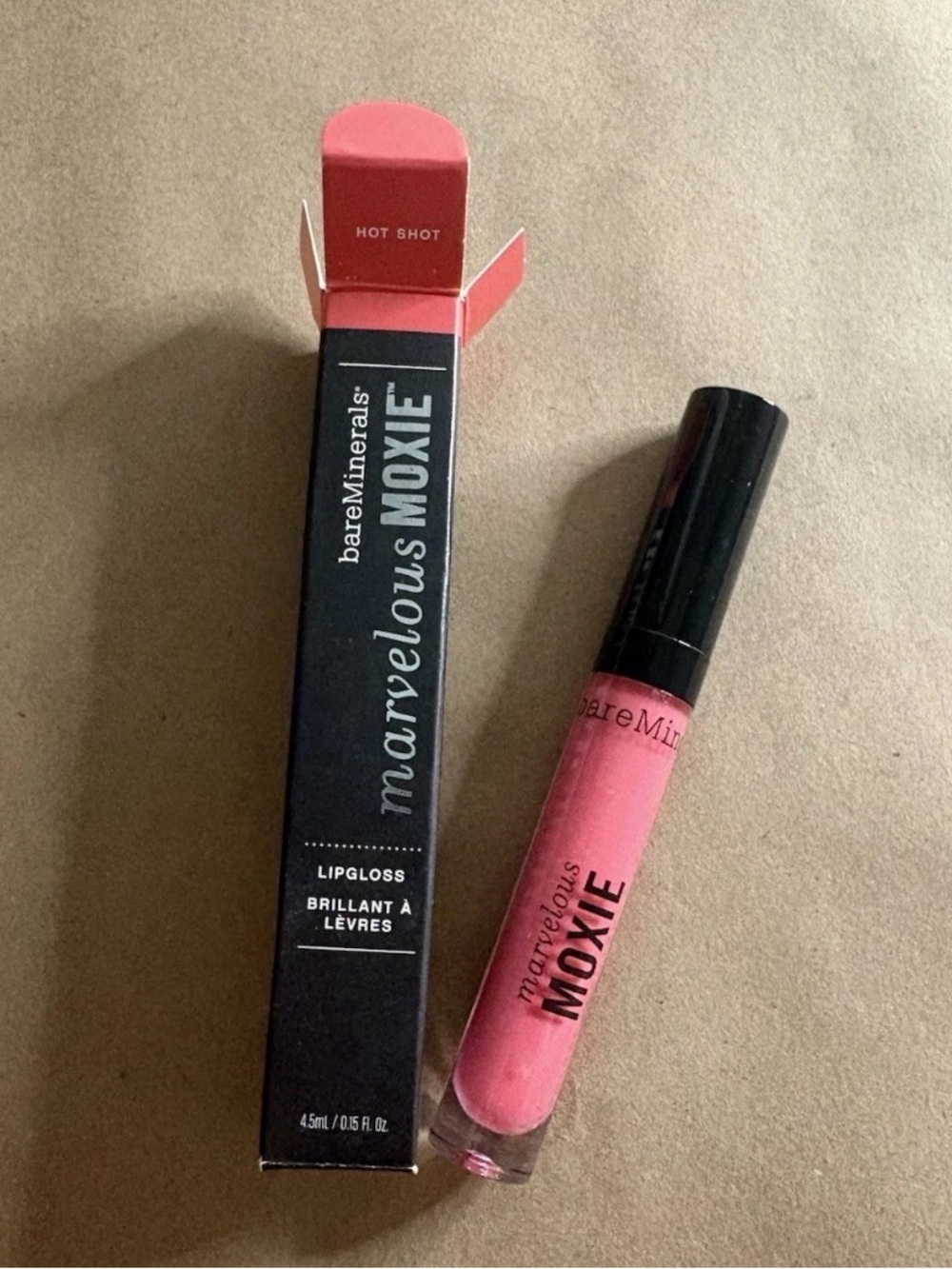 bareMinerals Marvelous Moxie Lip Gloss Hot Shot Luminous Shine 4.5ml